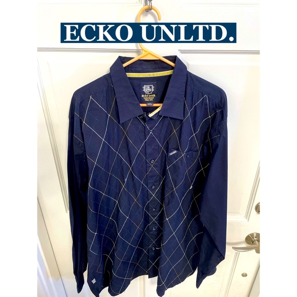 ECKO UNLTD. Embroidered Shirt is Sz 3XL - Picture 1 of 11